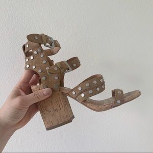 Dolce Vita cork stud sandal